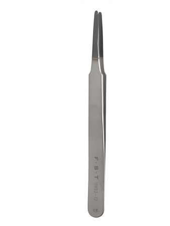 Diamond coated forceps, length 12 cm, straight