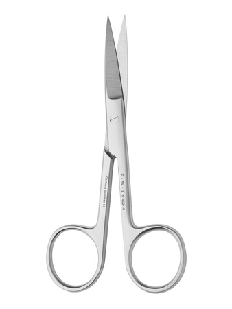 Student surgical scissors - straight, sharp-sharp, 10.5 cm